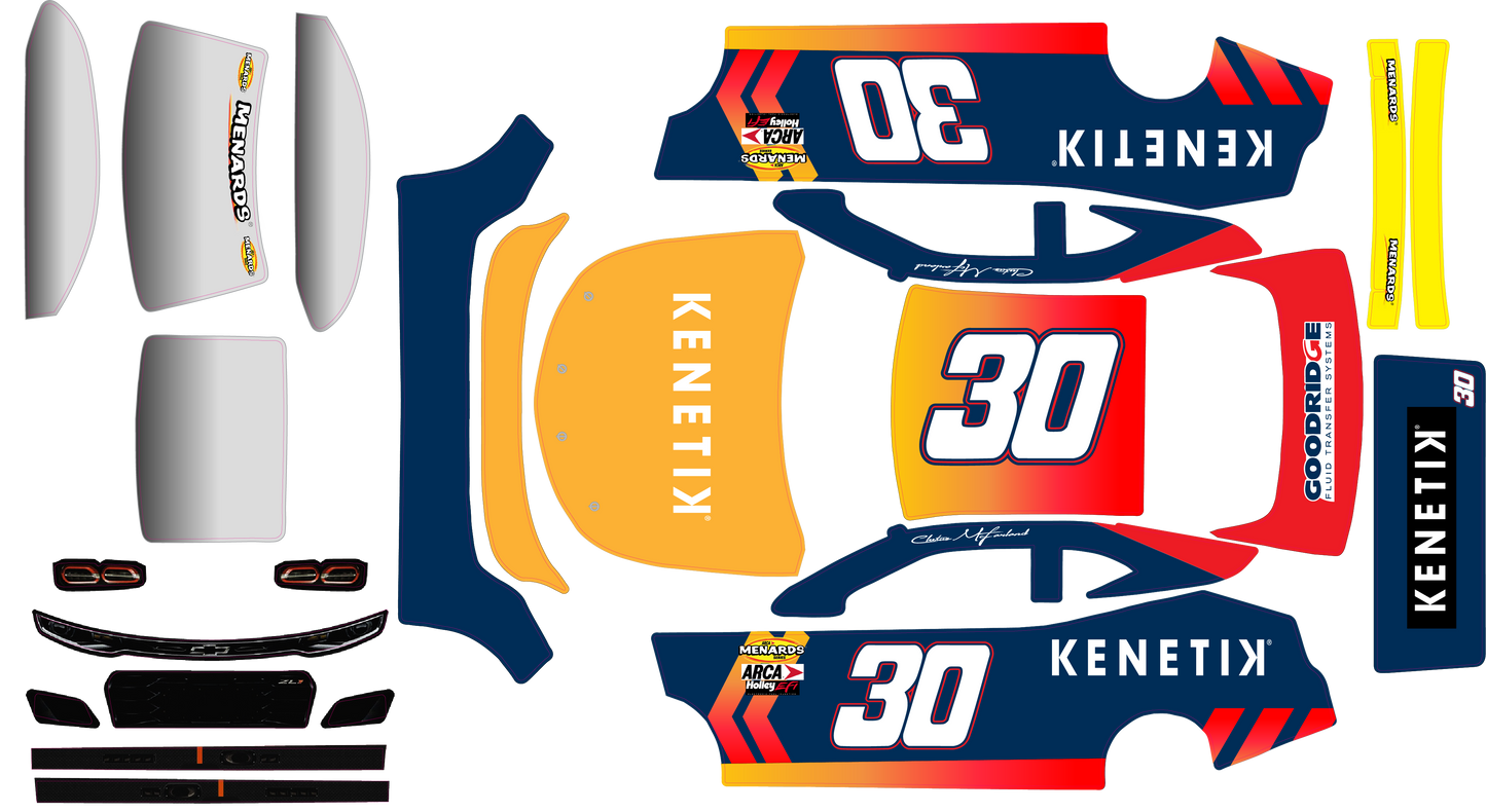 Cleetus McFarland Inspired CHEVY Losi Nascar Remote Control