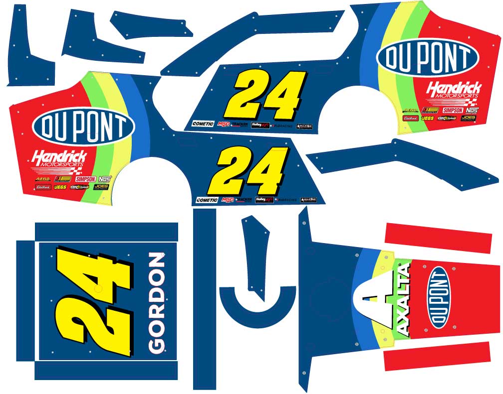Jeff Gordon Inspired Traxxas Modified Wrap