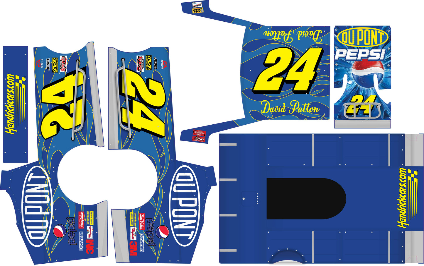 Gordon Pepsi Themed Salvas Mudboss Remote Control Car Wrap