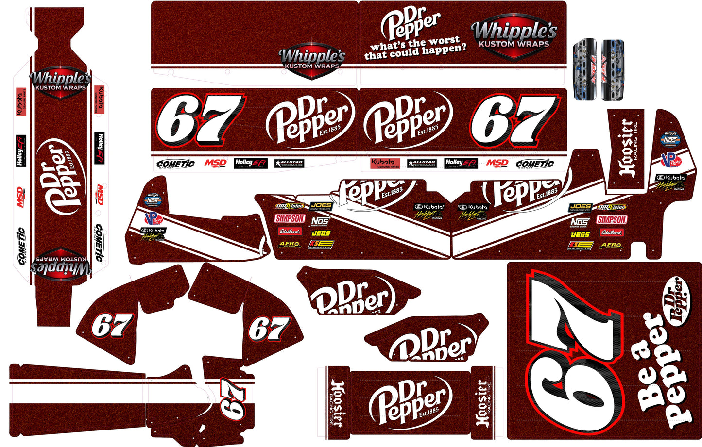Dr Pepper Losi 22 Wrap