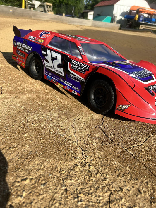 Bobby Pierce Themed Traxxas Late Model Wrap - Smooth Operator Racing Design with Gloss Laminate