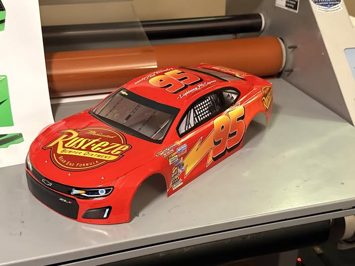 Lightning McQueen Chevy NASCAR Body Wrap