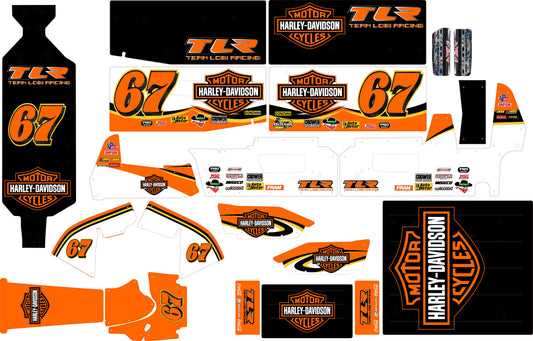 Losi Sprint Car Harley Davidson Wrap