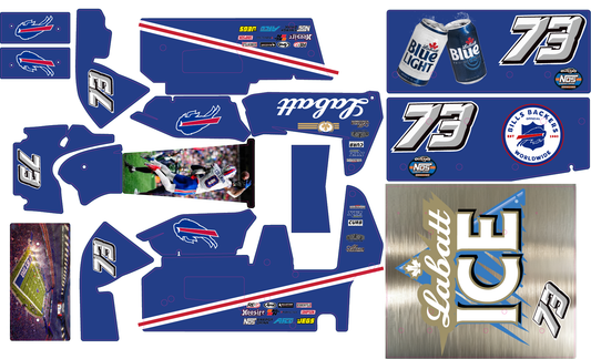 Losi 22s Sprint Car Labatt Beer Buffalo Bills Wrap