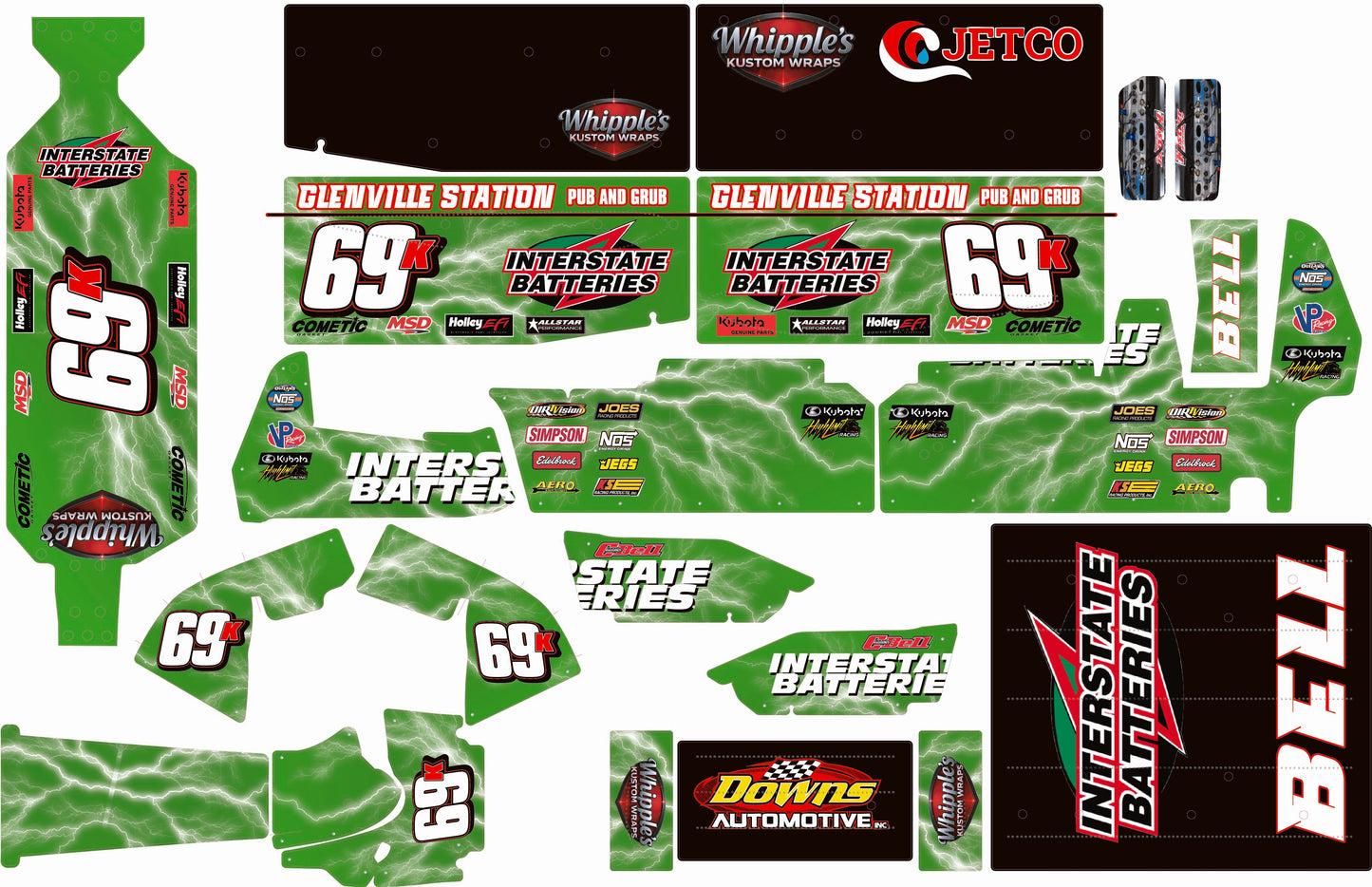 Chris Bell Losi 22 Sprint Car Wrap