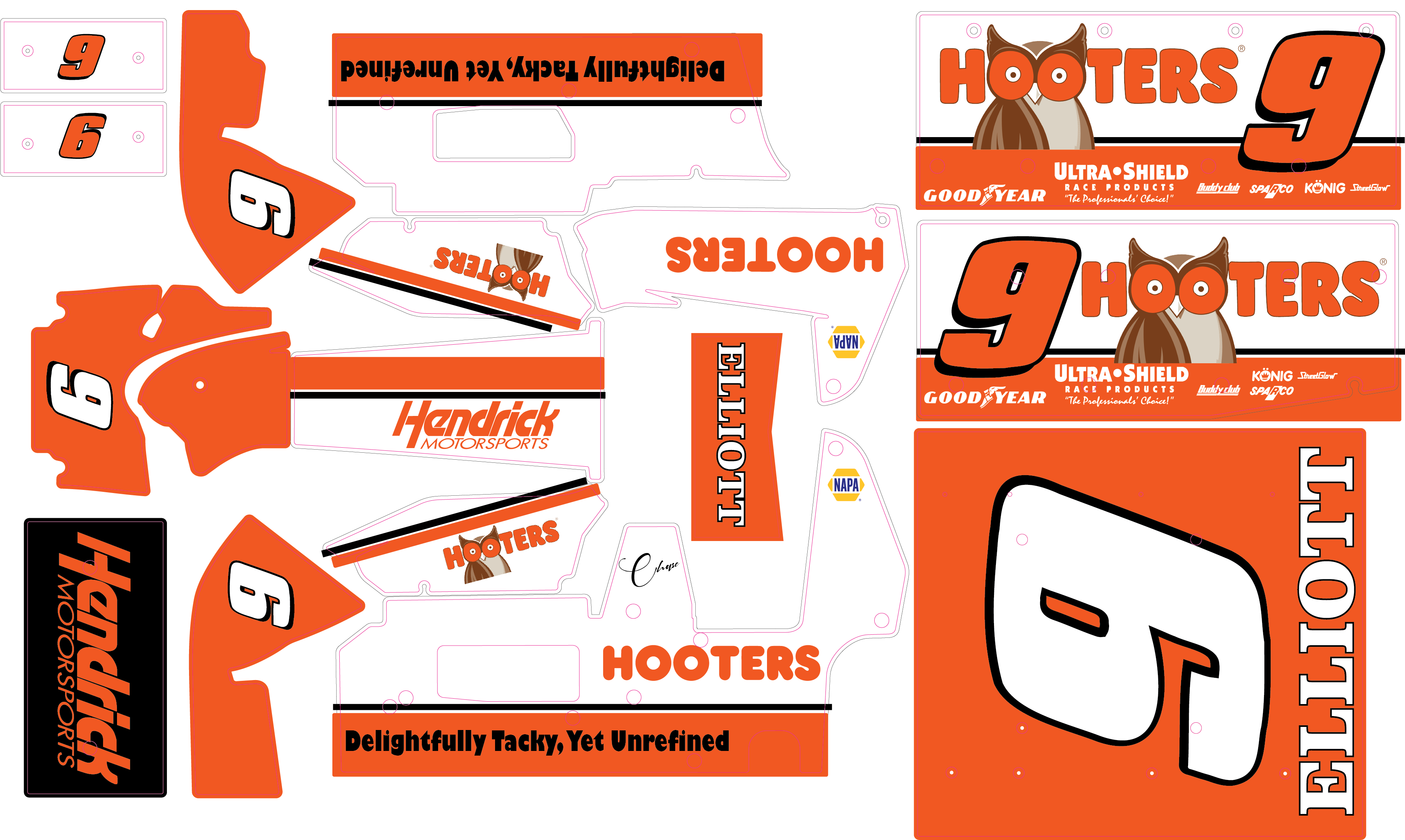 Chase Elliot Themed Losi 22 Sprint Car Remote Control Car Wrap ...