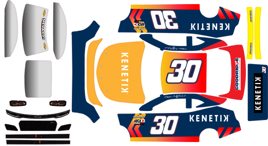 Cleetus McFarland Inspired CHEVY Losi Nascar Remote Control