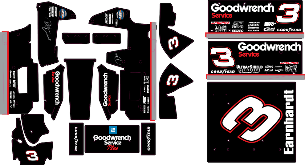 Dale Earnhardt Senior Themed Losi 22 Sprint Car Remote Control Car Wrap ...