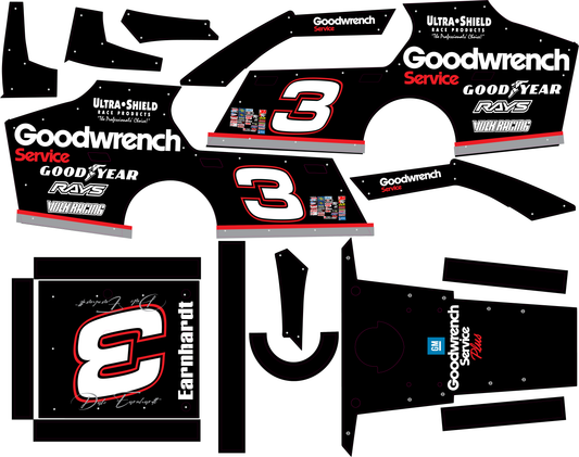 Dale Earnhardt Inspired Traxxas Modified Wrap Remote Control / RC