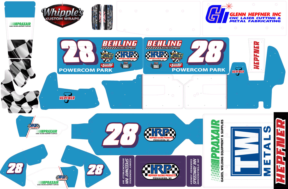 Todd Hepfner Losi Sprint Car Wrap