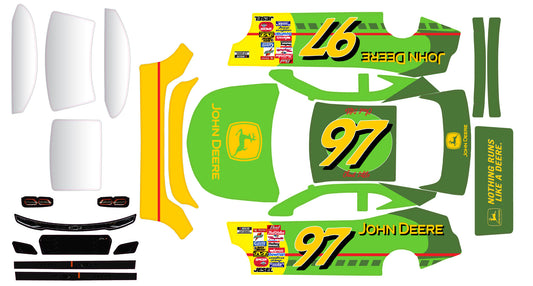 Chad Little Themed  Losi Nascar Chevy Remote Control Car Wrap With Gloss Laminate