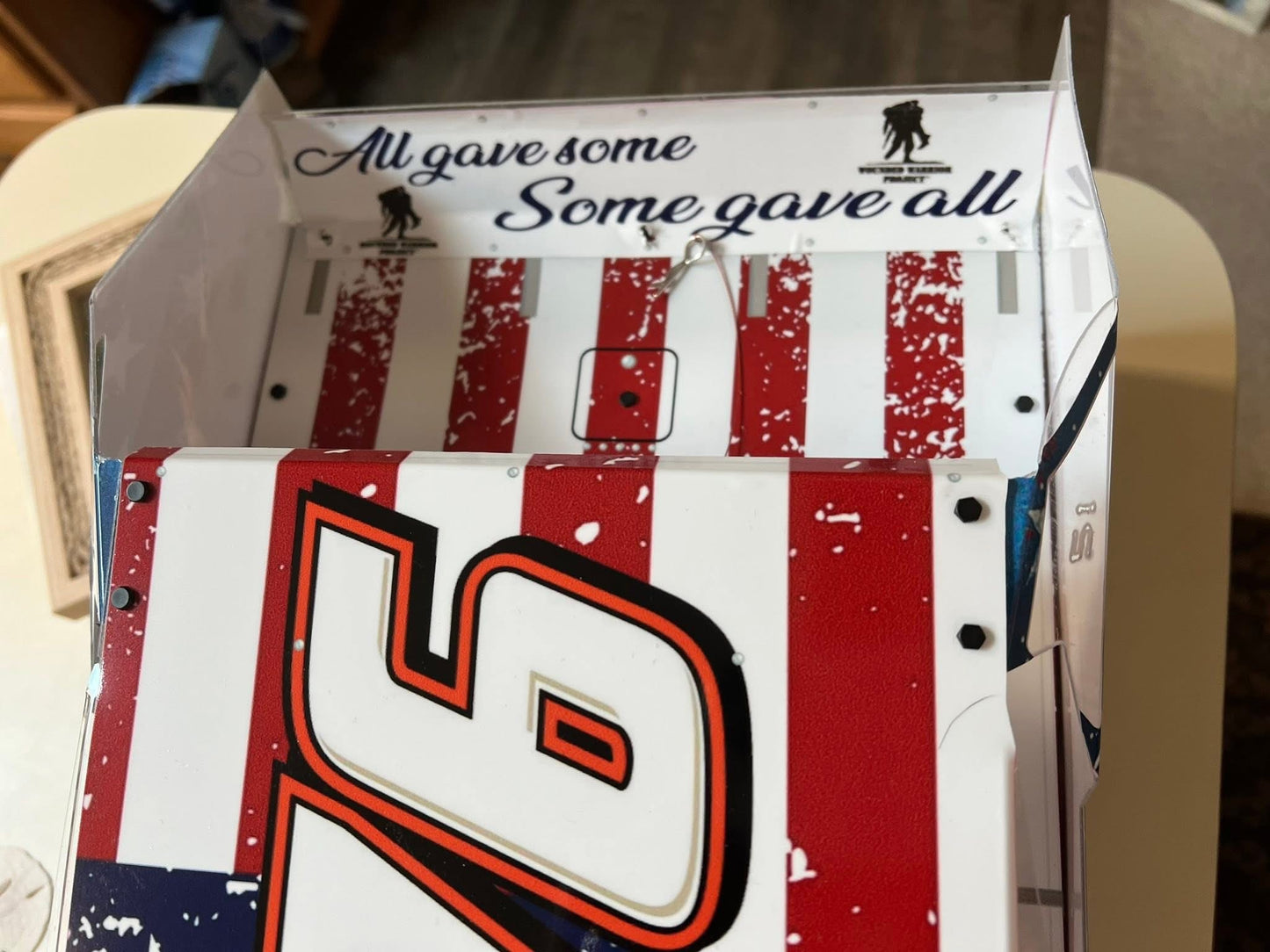Custom Theme  Patriotic Salvas Mudboss Remote Control Car Wrap With Gloss Laminate