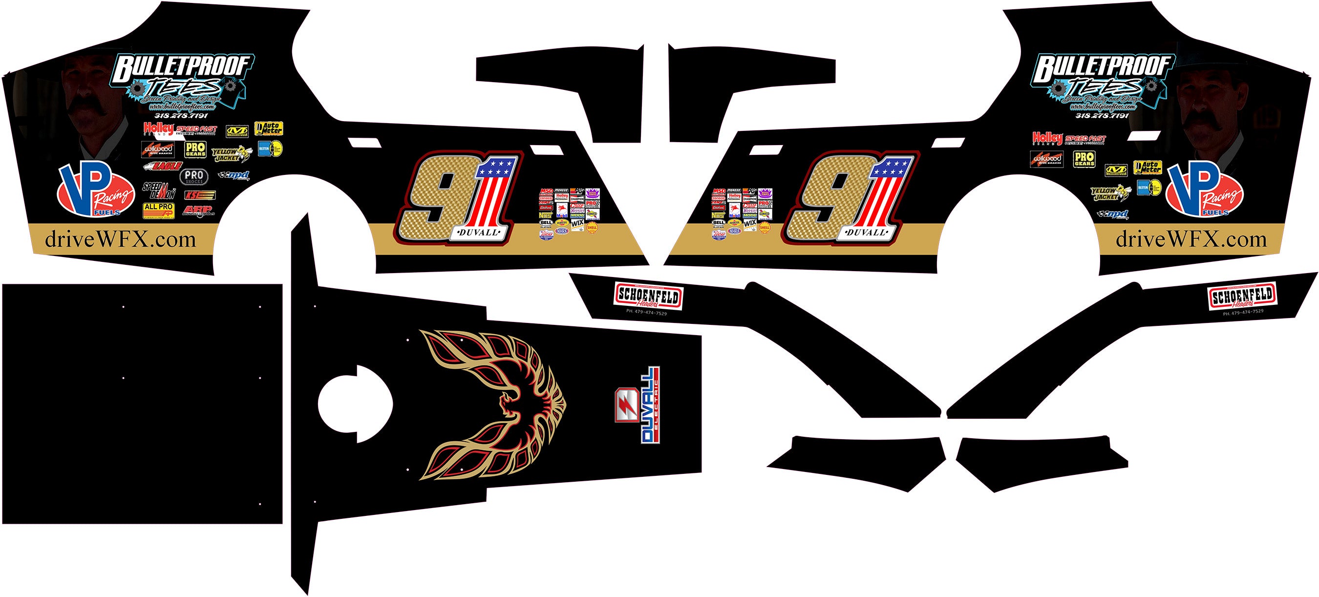 Traxxas Modifieds – Whipple's Kustom Wraps