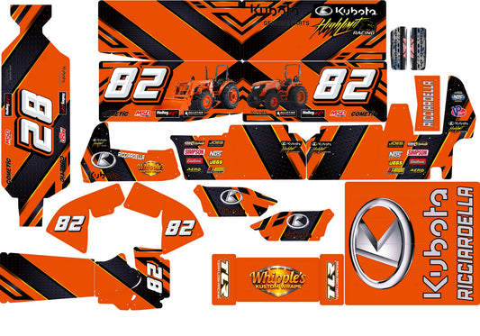 Losi 22S Sprint Car Kubota Wrap