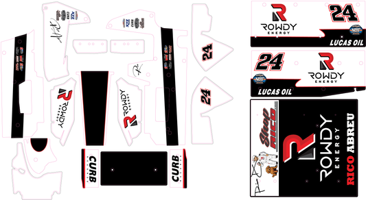 Losi 22s Sprint Car Rico Abreu Inspired Wrap