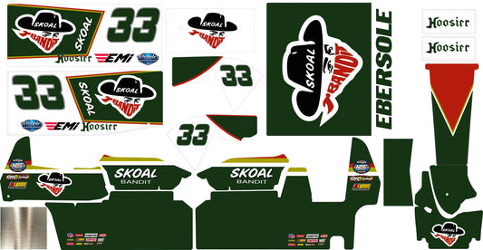 Skoal Bandit Losi 22 Sprint Car Wrap - Authentic Racing Design with Gloss Laminate