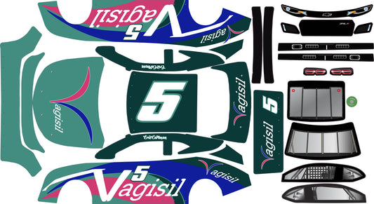 Losi NASCAR Chevy Cartman Vagisil Wrap