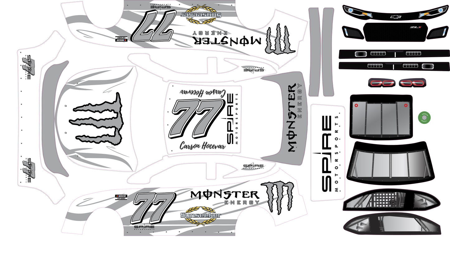 Carson Hocevar #77 Chevy NASCAR RC Wrap