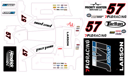 Losi 22s Sprint Car Kyle Larson Inspired Wrap