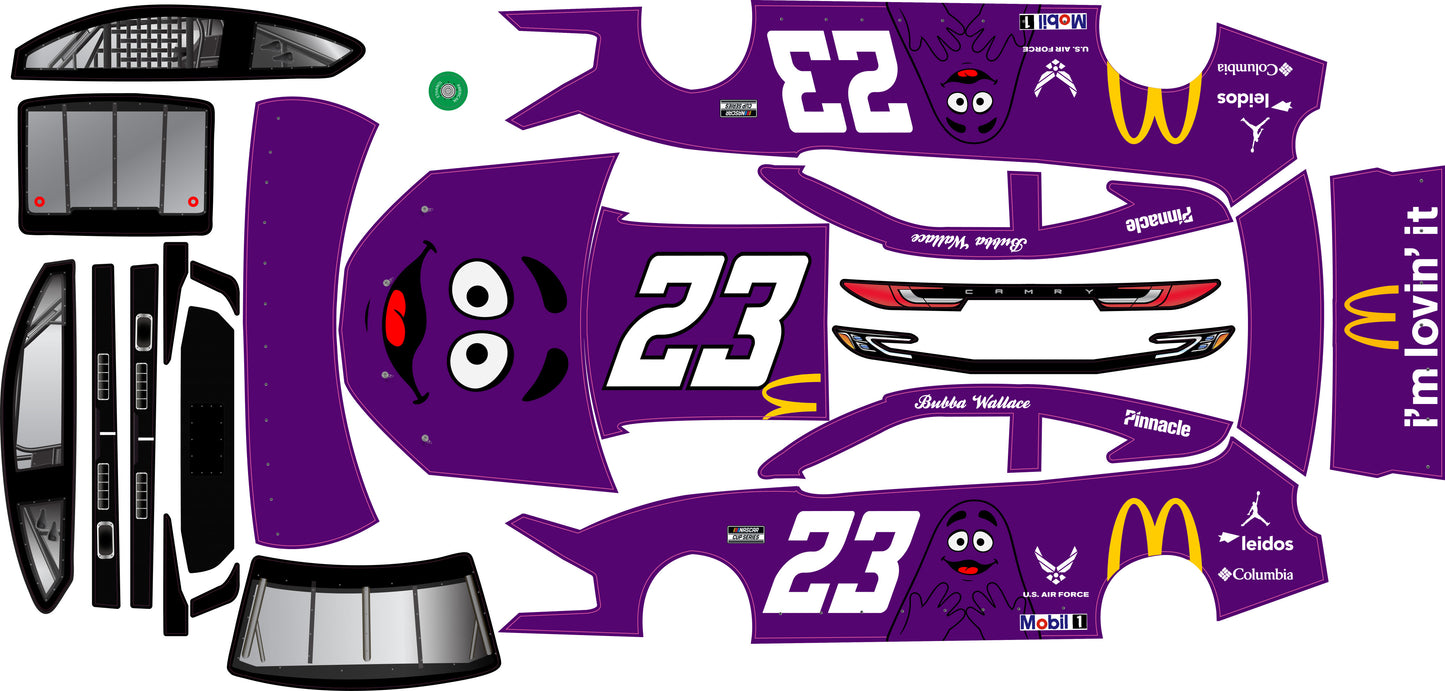 Grimace Losi Nascar Toyota Wrap