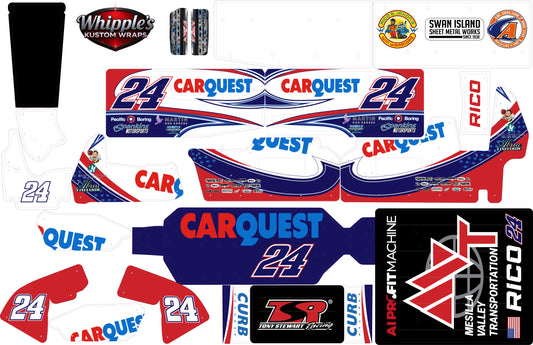Rico TSR Racing Losi 22 Sprint Car Wrap