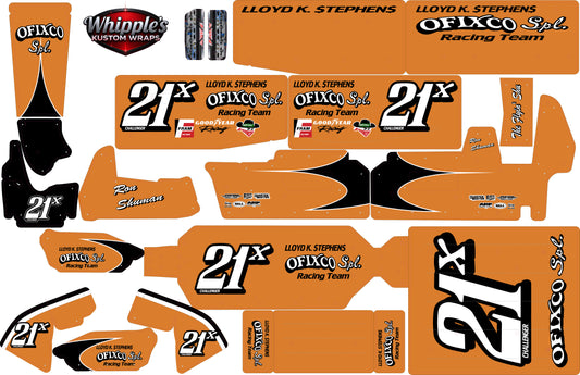 Ron Shuman Ofixco Losi 22 Sprint Car Wrap