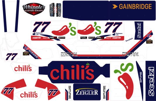 Scelzi Losi 22 Sprint Car Wrap