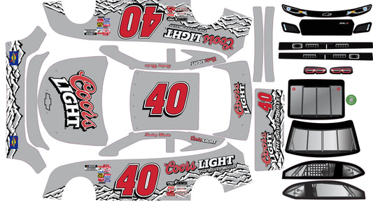 Sterling Marlin #40 Coors Light Chevy Wrap